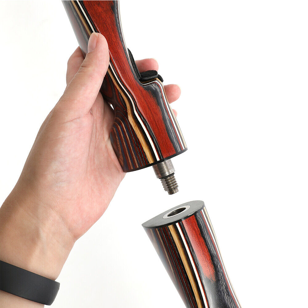 60'' Traditional Bow Longbow Takedown 20-55lbs Horsebow Archery Hunting Target